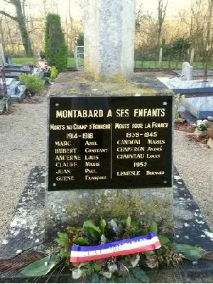 Plaque commémorative de Montabard