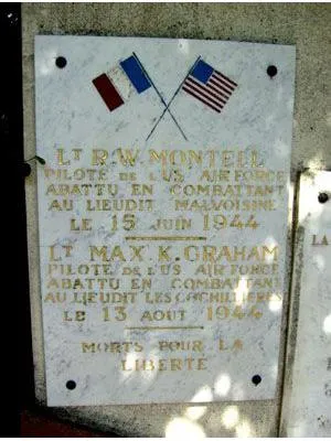 Plaque Soldats américains de Saint-Germain-des-Grois