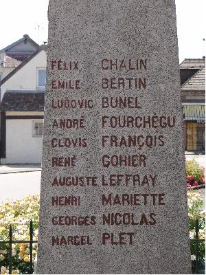 Monument aux morts de Glos-la-Ferrière