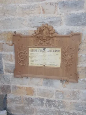 Plaque aux Morts de 1870 à Rouellé