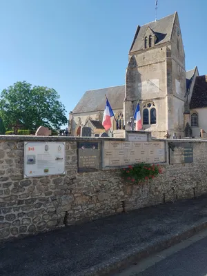 Plaque Ronald CURRIE à Tournai-sur-Dive