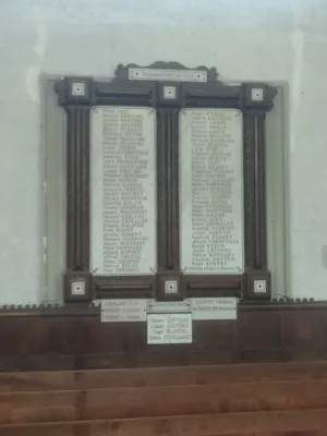 Plaques aux Morts de l'Église Saint-Bômer à Saint-Bômer-les-Forges