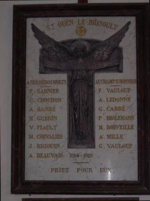 Plaque commémorative de Saint-Ouen-le-Brisoult