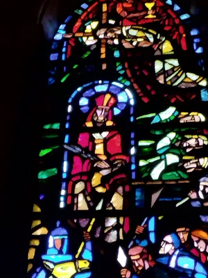 Vitrail Baie G dans l'Église Notre-Dame à Vimoutiers