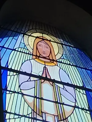 Vitrail Baie A dans la Chapelle de l'Oratoire 1927 à Passais