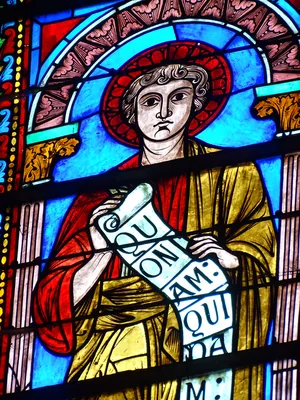 Vitrail Baie P dans l'Église Notre-Dame-de-l'Assomption à La Ferté-Macé