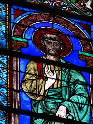 Vitrail Baie R dans l'Église Notre-Dame-de-l'Assomption à La Ferté-Macé