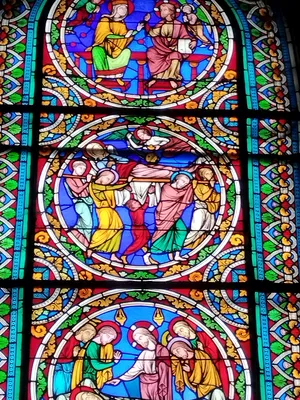 Vitrail Baie 2 dans l'Église Notre-Dame-de-l'Assomption à La Ferté-Macé