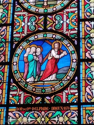 Vitrail Baie 0 dans l'Église Notre-Dame-de-l'Assomption à La Ferté-Macé