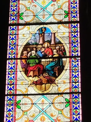 Vitrail Baie V dans l'Église Notre-Dame-de-l'Assomption à La Ferté-Macé