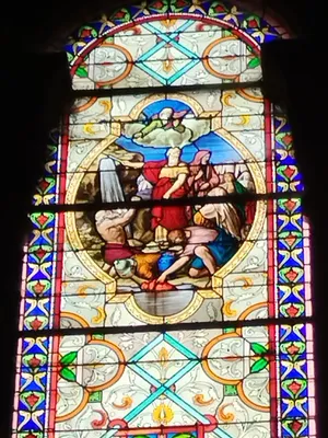 Vitrail Baie V dans l'Église Notre-Dame-de-l'Assomption à La Ferté-Macé