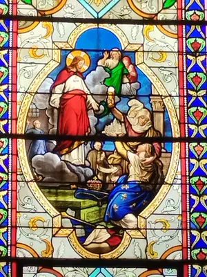 Vitrail Baie V dans l'Église Notre-Dame-de-l'Assomption à La Ferté-Macé