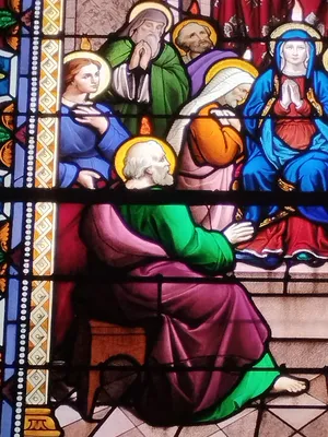 Vitrail Baie W dans l'Église Notre-Dame-de-l'Assomption à La Ferté-Macé