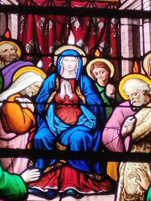 Vitrail Baie W dans l'Église Notre-Dame-de-l'Assomption à La Ferté-Macé