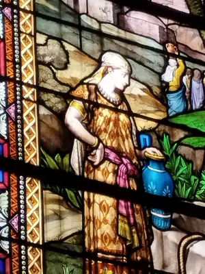 Vitrail Baie ZA dans l'Église Notre-Dame-de-l'Assomption à La Ferté-Macé