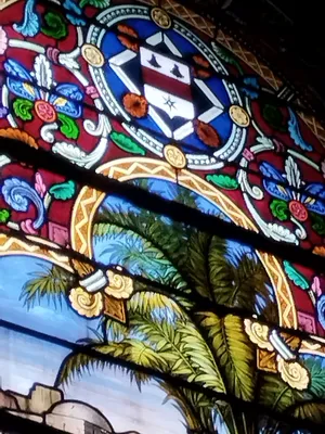 Vitrail Baie ZA dans l'Église Notre-Dame-de-l'Assomption à La Ferté-Macé