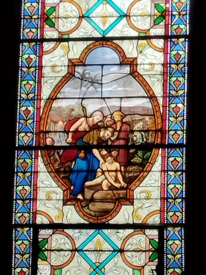 Vitrail Baie U dans l'Église Notre-Dame-de-l'Assomption à La Ferté-Macé