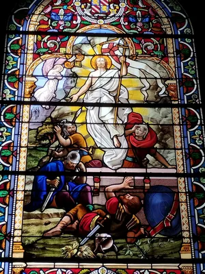 Vitrail Baie ZB dans l'Église Notre-Dame-de-l'Assomption à La Ferté-Macé