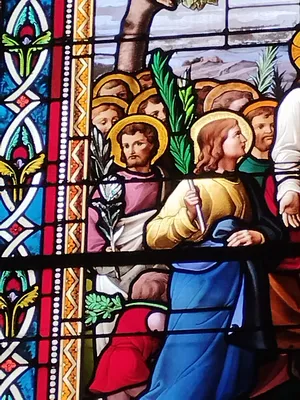 Vitrail Baie ZC dans l'Église Notre-Dame-de-l'Assomption à La Ferté-Macé