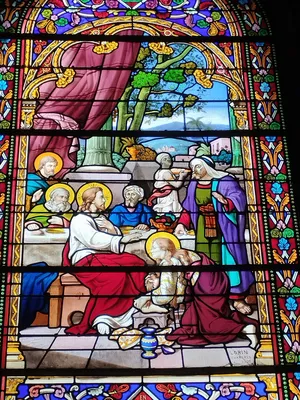 Vitrail Baie ZE dans l'Église Notre-Dame-de-l'Assomption à La Ferté-Macé