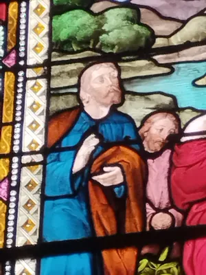 Vitrail Baie ZF dans l'Église Notre-Dame-de-l'Assomption à La Ferté-Macé