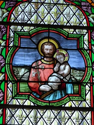 Vitrail Baie 3 dans l'Église Notre-Dame-de-l'Assomption à Ommoy