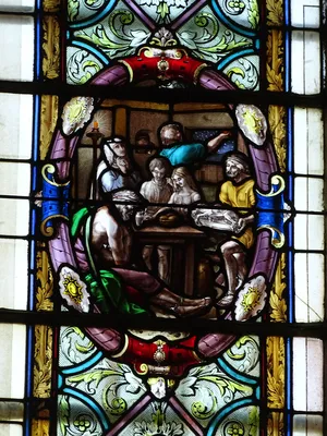 Vitrail Baie 2 dans l'Église Saint-Pierre de Dompierre