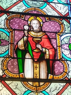 Vitrail Baie 1 dans l'Église Église Saint-Pierre Saint-Paul de Rouellé