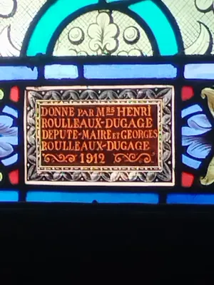 Vitrail Baie 2 dans l'Église Église Saint-Pierre Saint-Paul de Rouellé