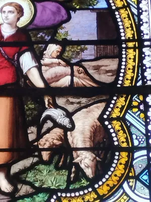 Vitrail Baie 4 dans l'Église Église Saint-Pierre Saint-Paul de Rouellé