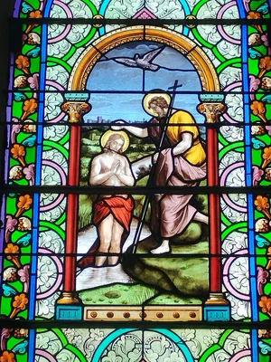 Vitrail Baie 7 dans l'Église Église Saint-Pierre Saint-Paul de Rouellé