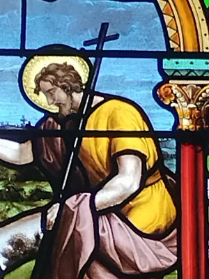 Vitrail Baie 7 dans l'Église Église Saint-Pierre Saint-Paul de Rouellé