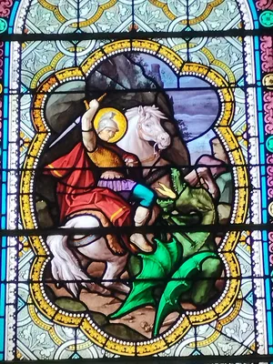 Vitrail Baie 8 dans l'Église Église Saint-Pierre Saint-Paul de Rouellé