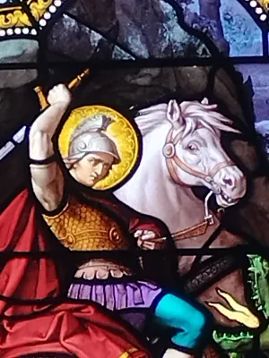 Vitrail Baie 8 dans l'Église Église Saint-Pierre Saint-Paul de Rouellé