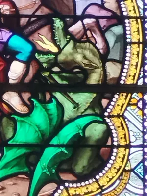 Vitrail Baie 8 dans l'Église Église Saint-Pierre Saint-Paul de Rouellé