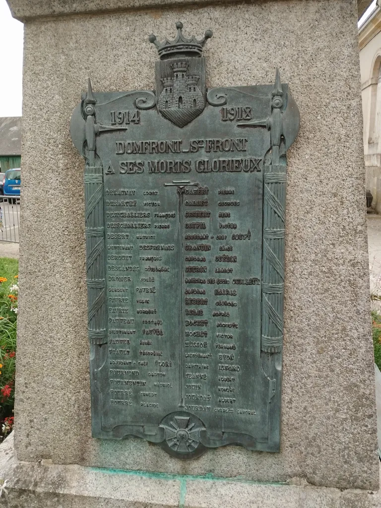 Monument aux Morts de Domfront-en-Poiraie
