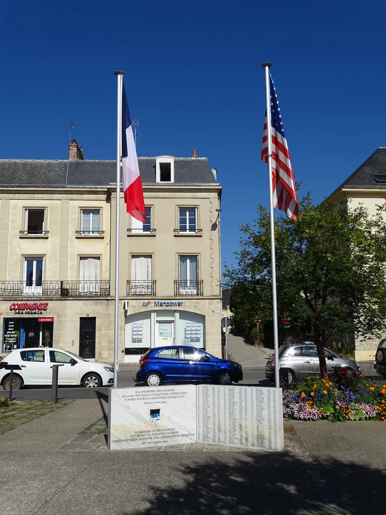 Monument 80th D.I. U.S à Argentan