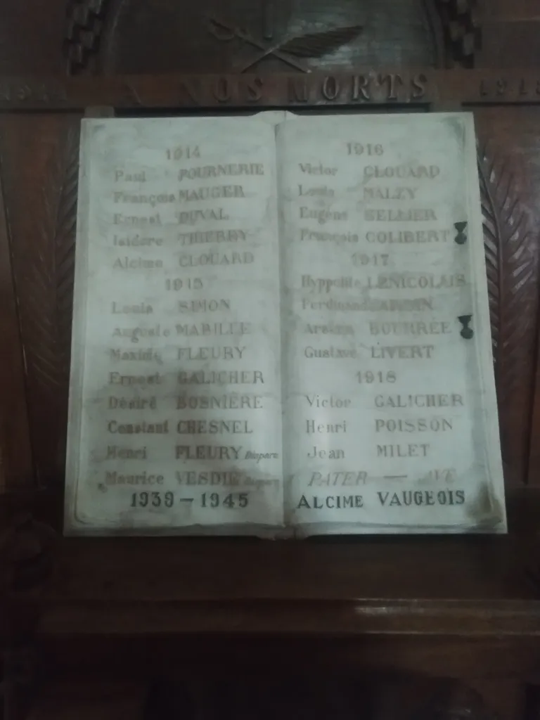 Monument aux Morts de l'Église de Rouellé