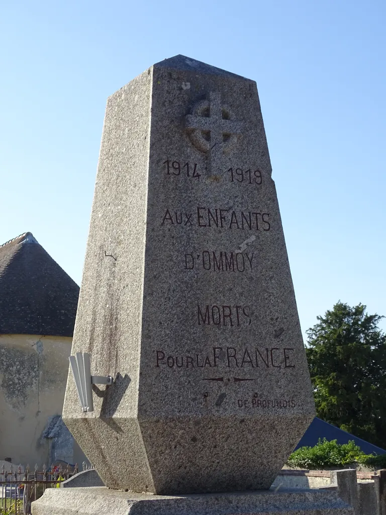 Monument aux Morts d'Ommoy