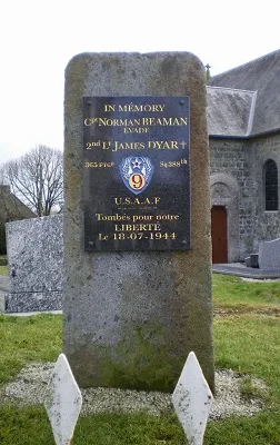 Stèle Soldats américains de La Fresnaye-au-Sauvage