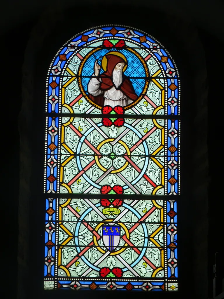 Vitrail Baie 8 dans l'Église Saint-Jean-Baptiste de Beauvain