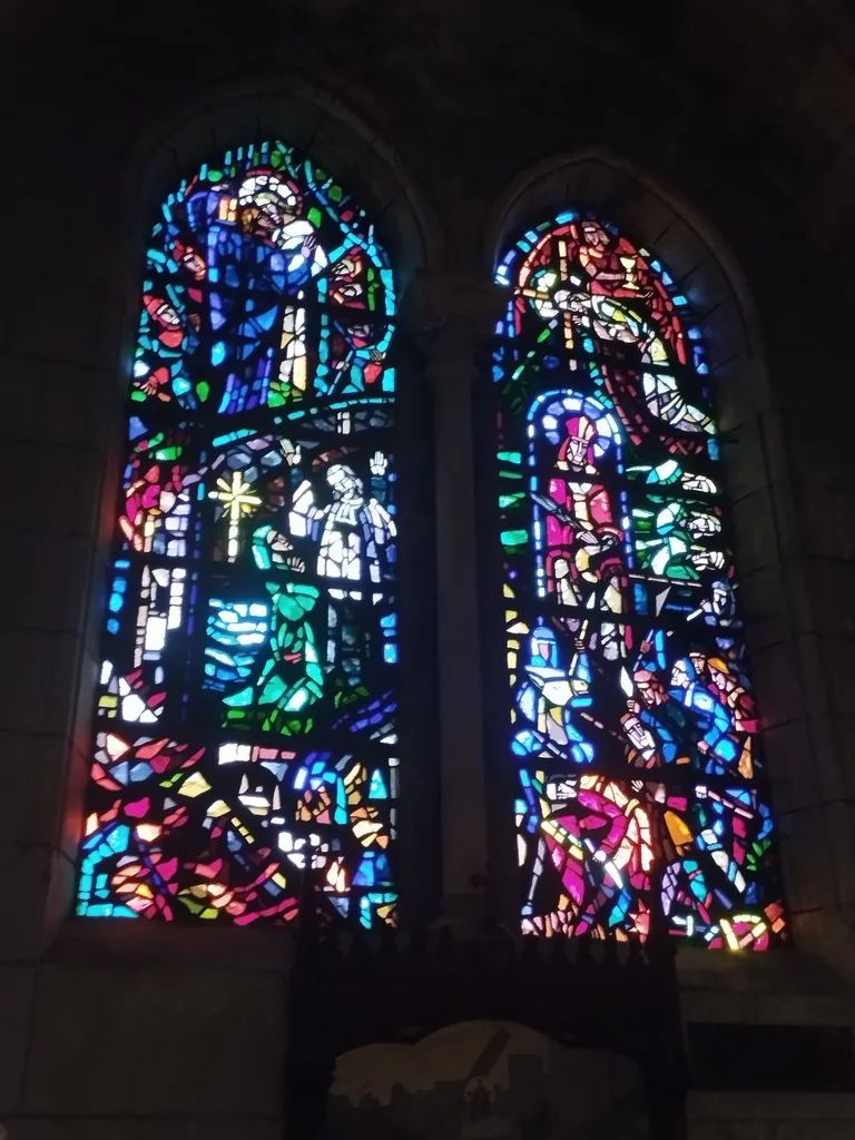 Vitrail Baie G dans l'Église Notre-Dame à Vimoutiers