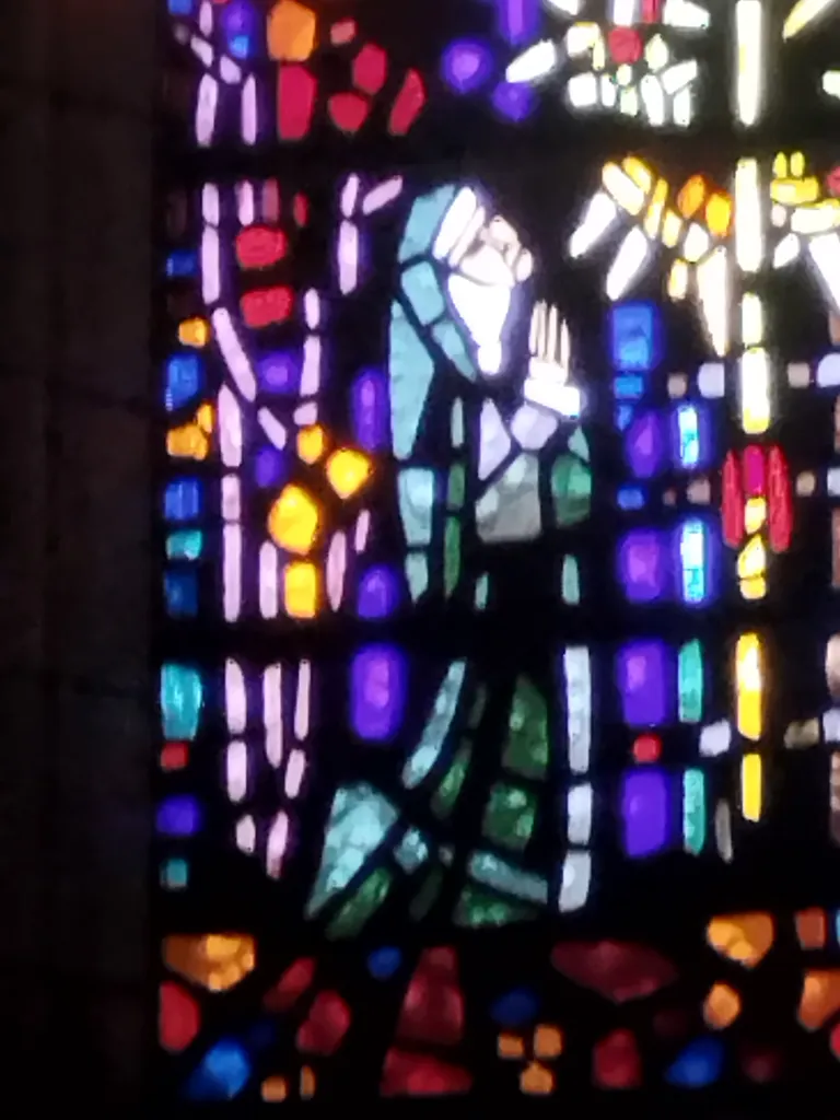 Vitrail Baie K dans l'Église Notre-Dame à Vimoutiers