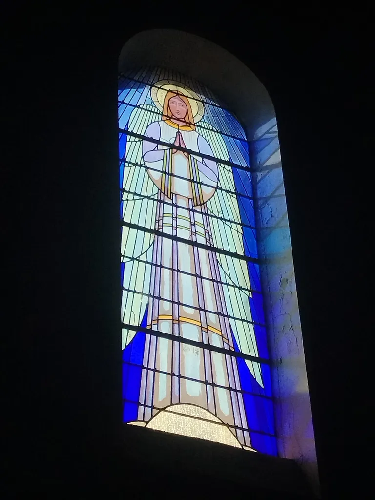 Vitrail Baie A dans la Chapelle de l'Oratoire 1927 à Passais