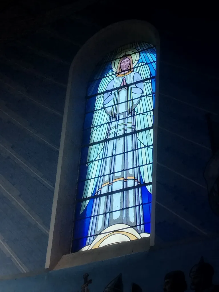 Vitrail Baie C dans la Chapelle de l'Oratoire 1927 à Passais