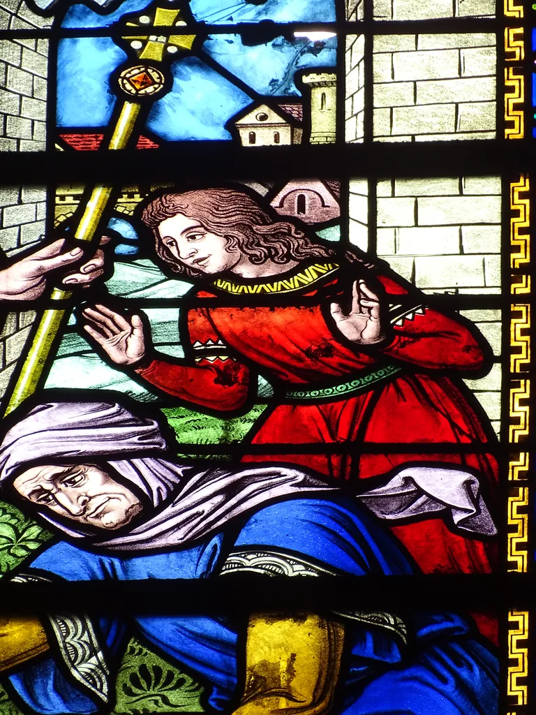 Vitrail Baie H : Saint-Martin dans l'Église Notre-Dame-de-l'Assomption à La Ferté-Macé