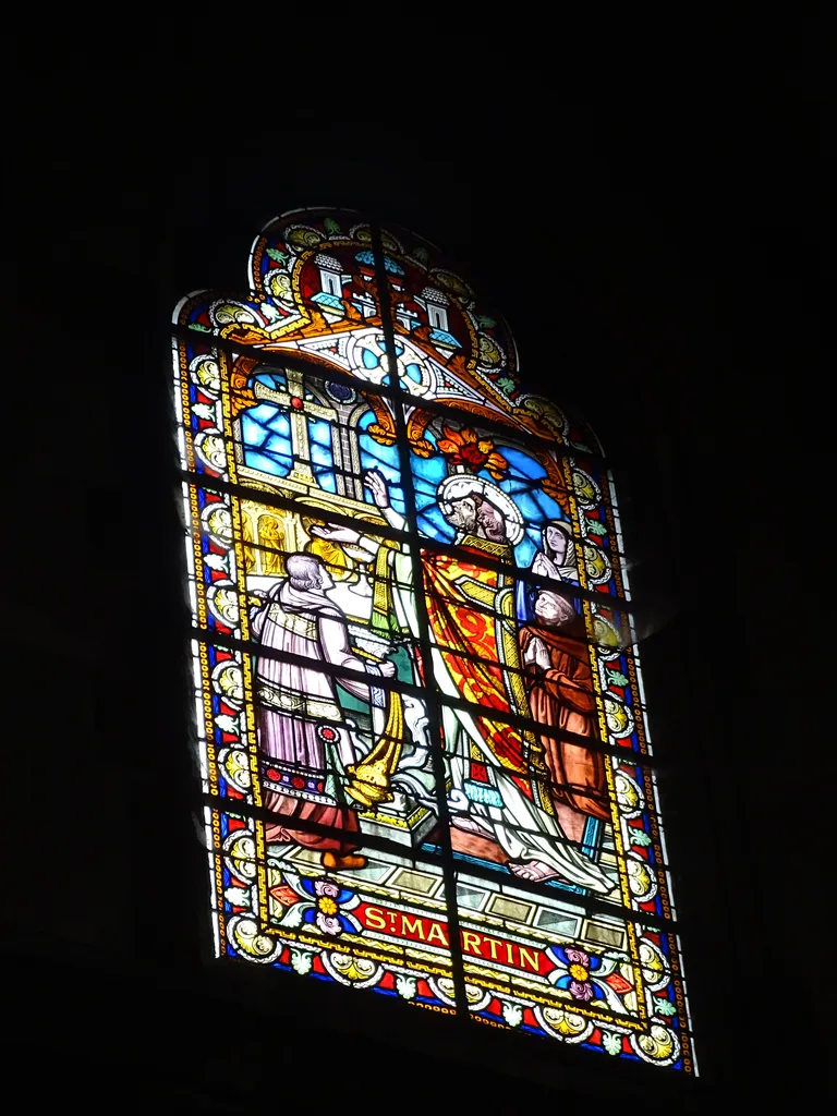 Vitrail Baie I : Saint-Martin dans l'Église Notre-Dame-de-l'Assomption à La Ferté-Macé