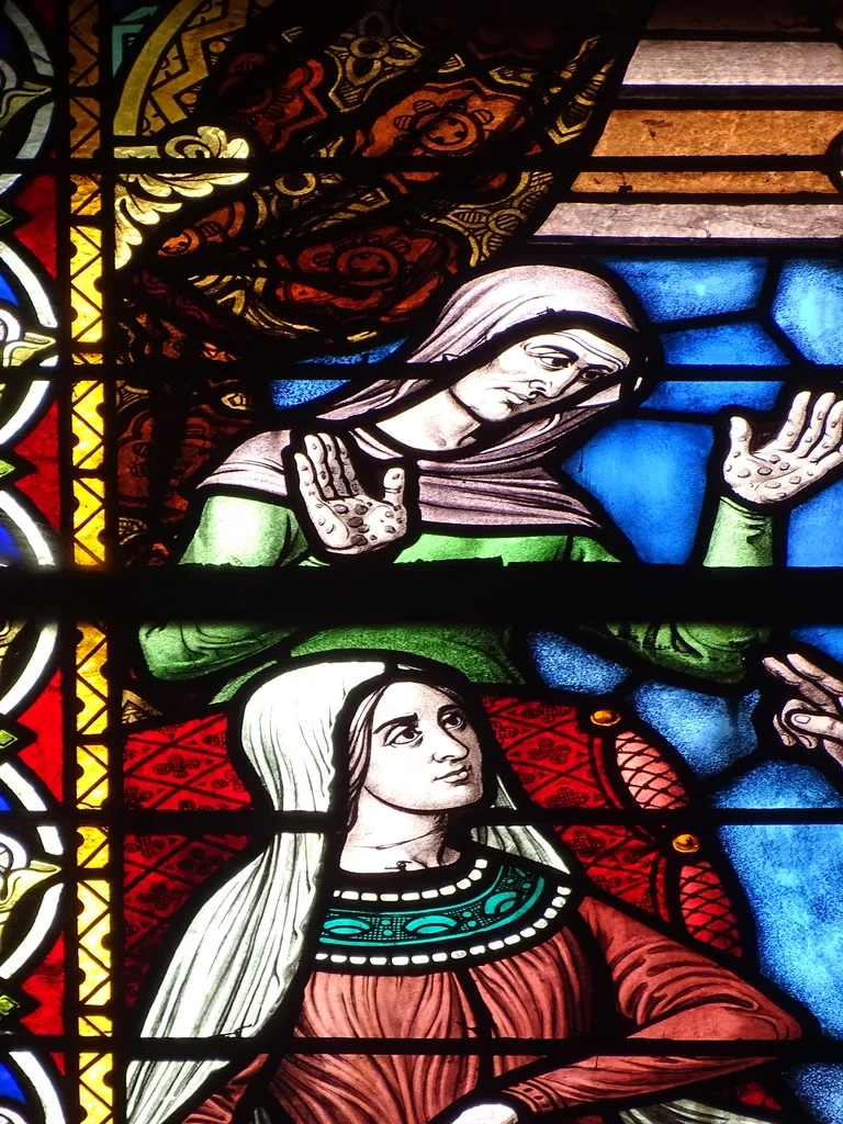 Vitrail Baie J : Saint-Ortaire dans l'Église Notre-Dame-de-l'Assomption à La Ferté-Macé