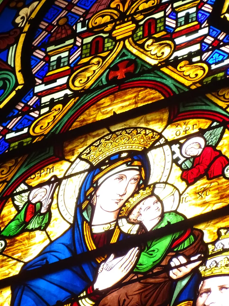 Vitrail Baie Q dans l'Église Notre-Dame-de-l'Assomption à La Ferté-Macé