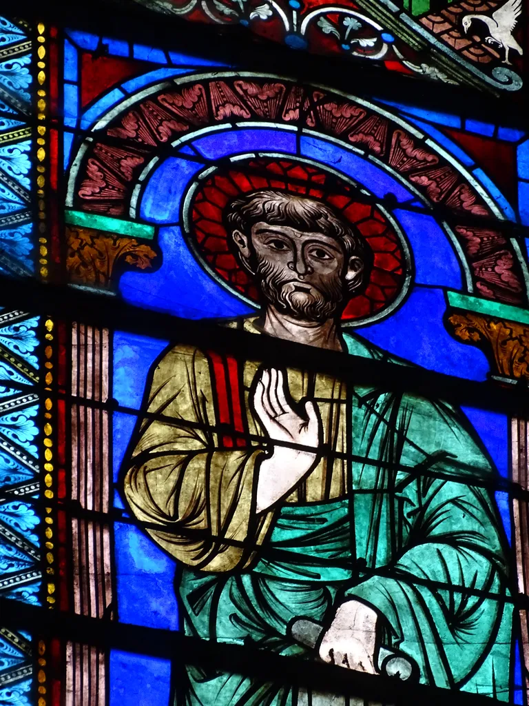 Vitrail Baie R dans l'Église Notre-Dame-de-l'Assomption à La Ferté-Macé